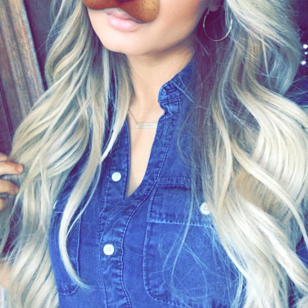 Denim button up - Picture 3 of 3